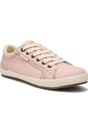 Taos star pink hemp sneakers new in box 6.5 m